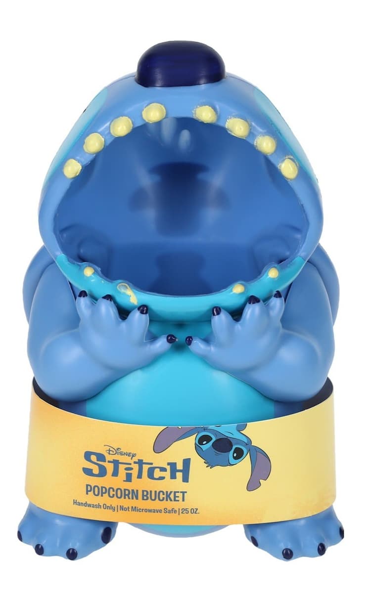 Disney Stitch Popcorn Bucket Snack Bucket — image 1 of 3